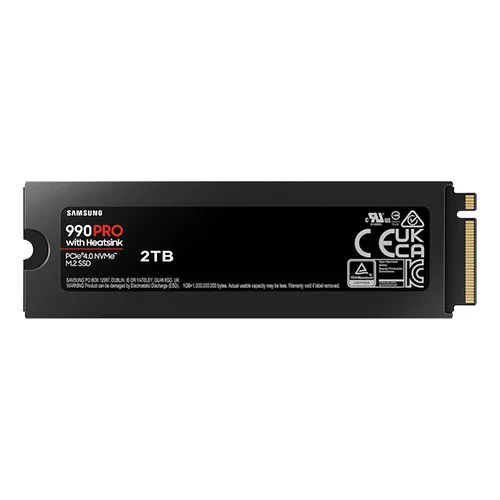 Samsung 990 PRO 2TB SSD with Heatsink