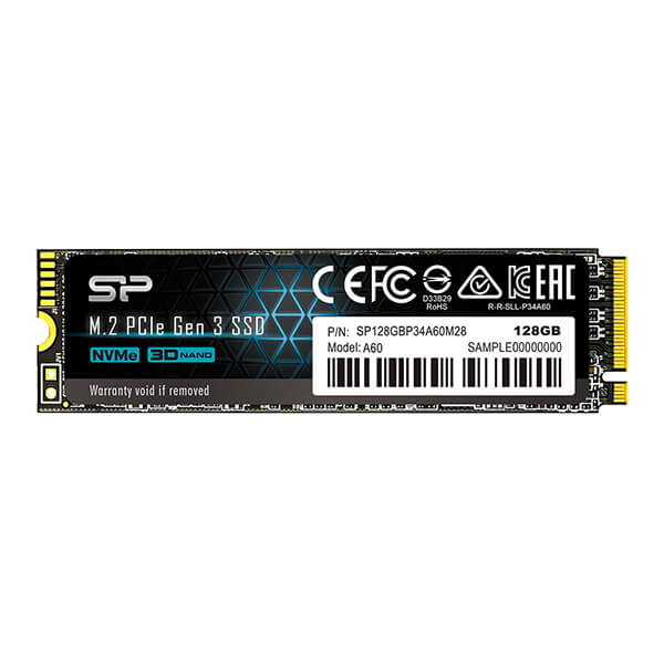 Silicon Power P34A60 128GB M.2 NVMe Internal SSD