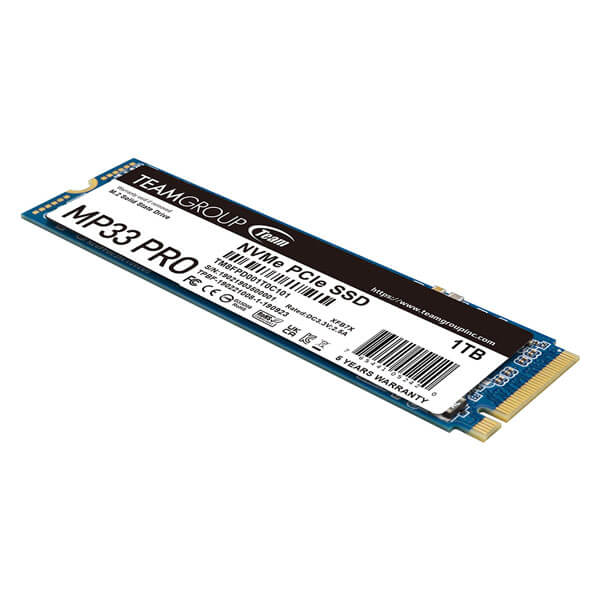 Buy TeamGroup MP33 PRO | 1TB M.2 PCIe Gen3 SSD | Mdcomputers.in