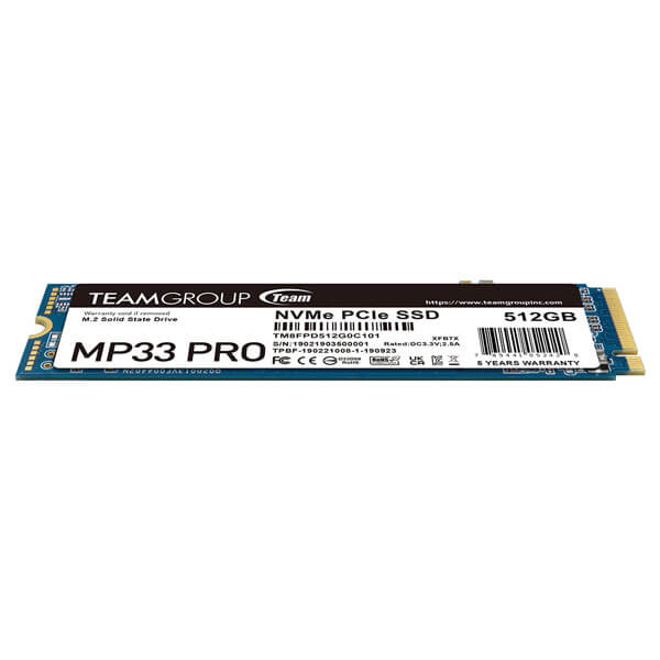 TeamGroup MP33 Pro 512GB M.2 NVMe Internal SSD
