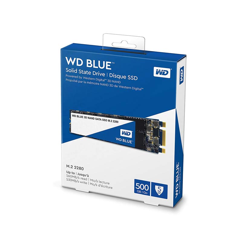 Buy Western Digital Blue 500GB M.2 3D NAND (WDS500G2B0B) at Best