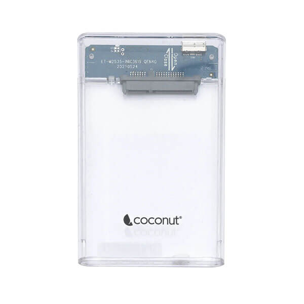 Coconut SC07 2.5 Inch SSD/HDD Sata Casing Transparent Hard Disk Enclosure