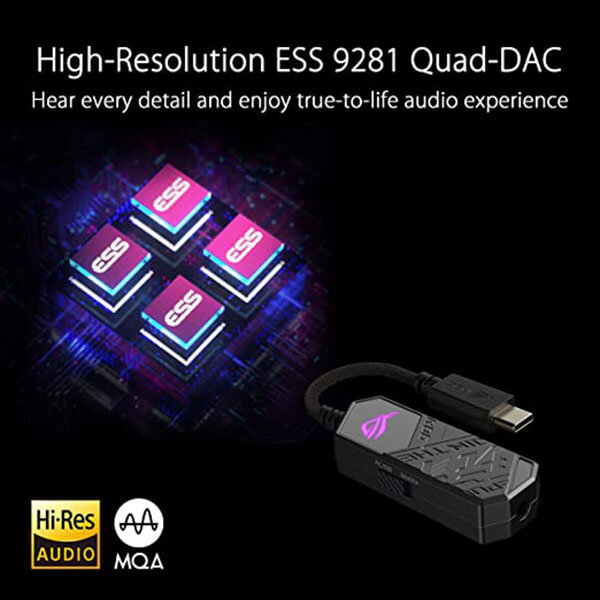 Asus ROG Clavis USB-C to 3.5 mm Gaming DAC