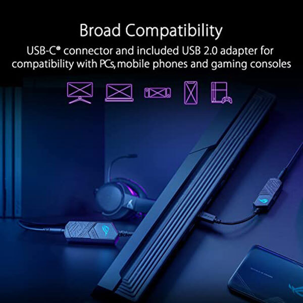 Asus ROG Clavis USB-C to 3.5 mm Gaming DAC