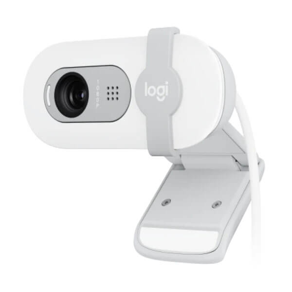 Logitech webcam-camera-capture [LOGITECH-BRIO-100-WHITE] (white)